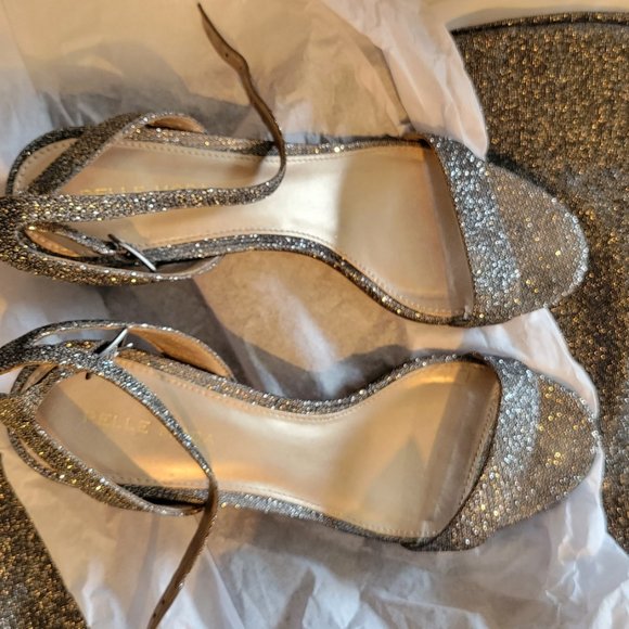 Pelle moda strappy silver heel sandal - Picture 10 of 13